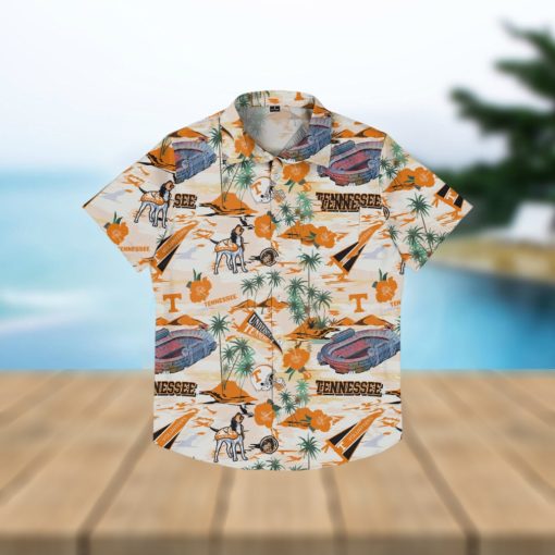 Tennessee Volunteers Thematic Stadium Print Hawaiian Shirt