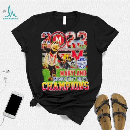 Testudo mascot Maryland Terrapins Music City Bowl Champions shirt