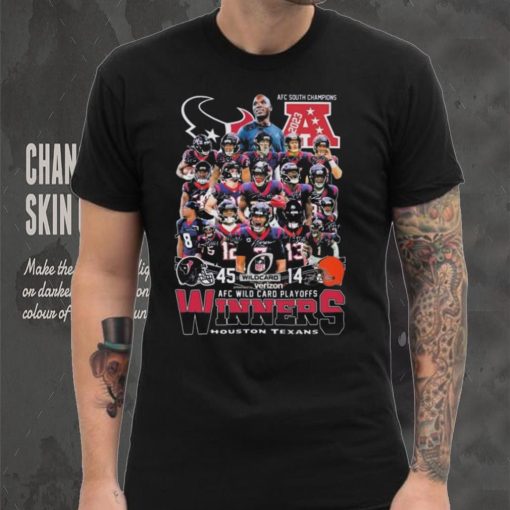 Texans 45 14 Browns AFC Wild Card Playoffs Shirt