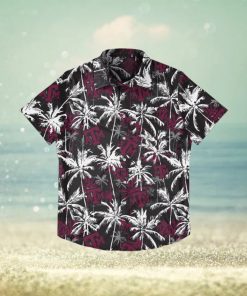 Texas A&M Aggies Black Floral Hawaiian Shirt