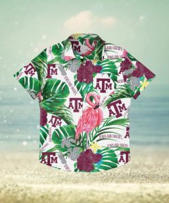 Texas A&M Aggies Flamingo Hawaiian Shirt