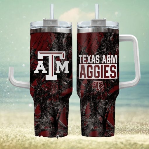 Texas A&M Aggies Realtree Hunting 40oz Tumbler