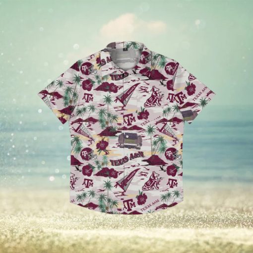 Texas A&M Aggies Thematic Stadium Print Hawaiian Shirt