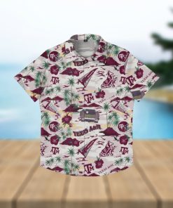 Texas A&M Aggies Thematic Stadium Print Hawaiian Shirt