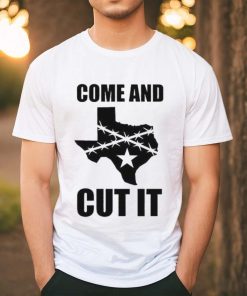 Texas Come and Cut It Barbed Wire Razor shirt