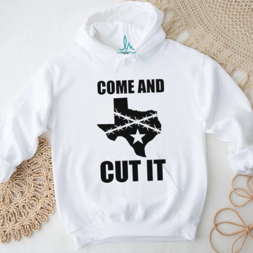 Texas Come and Cut It Barbed Wire Razor shirt