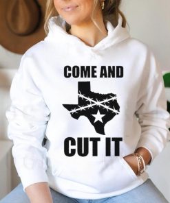 Texas Come and Cut It Barbed Wire Razor shirt