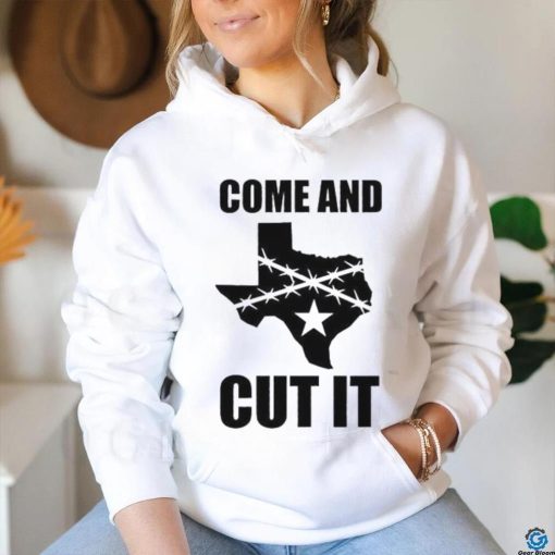 Texas Come and Cut It Barbed Wire Razor shirt