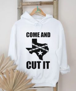 Texas Come and Cut It Barbed Wire Razor shirt