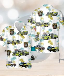 Texas Dallas Fort Worth Airport Fire Department Hawaiian Shirt Summner Vacation Shirt