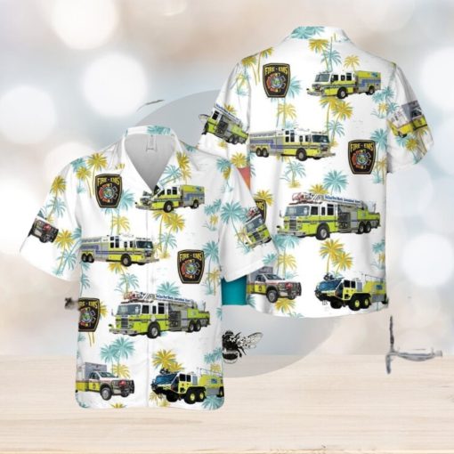 Texas Dallas Fort Worth Airport Fire Department Hawaiian Shirt Summner Vacation Shirt