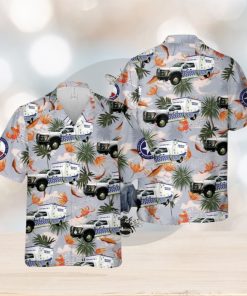 Texas Harris County ESD 11 Mobile Healthcare Hawaiian Shirt 3D Printed Aloha Summer Shirt