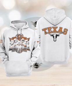 Texas Longhorns Championship Nike Logo White Design 3D Hoodie