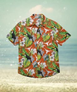 Texas Longhorns Floral Hawaiian Shirt