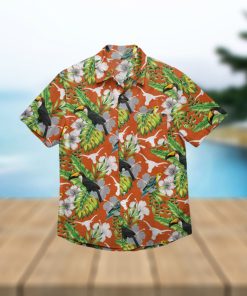 Texas Longhorns Floral Hawaiian Shirt