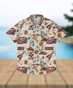 Texas Longhorns Thematic Stadium Print Hawaiian Shirt