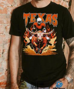 Texas Longhorns football skeleton player Vintage shirt