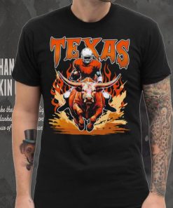 Texas Longhorns football skeleton player Vintage shirt
