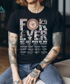Texas Longhorns forever not just when we win signatures 2024 shirt