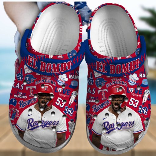 Texas Rangers MLB Sport Crocs Crocband Clogs Shoes Comfortable For Men Women and Kids – Footwearelite Exclusive