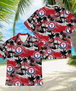 Texas Rangers Sports American Tropical Patterns 3D Hawaiian Shirt For Men Women Gifts New Trending Teams Shirt Hollidays