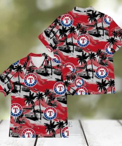 Texas Rangers Sports American Tropical Patterns 3D Hawaiian Shirt For Men Women Gifts New Trending Teams Shirt Hollidays