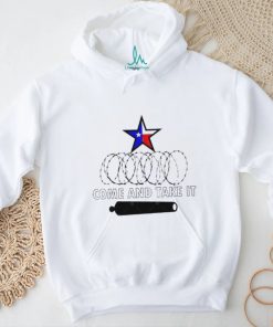 Texas Razor Wire, Come and Take It Texas Flag Shirt
