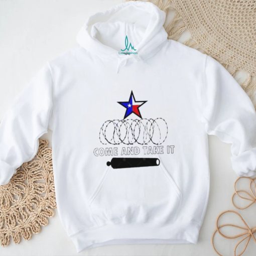 Texas Razor Wire, Come and Take It Texas Flag Shirt