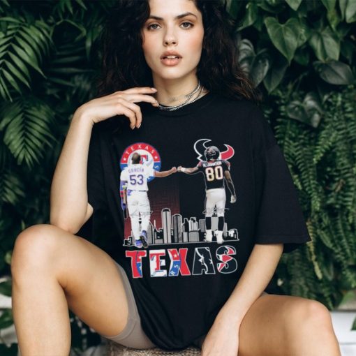 Texas Sports Teams Adolis García And Andre Johnson Signatures Shirt