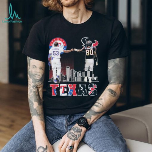 Texas Sports Teams Adolis García And Andre Johnson Signatures Shirt