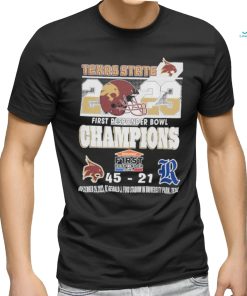 Texas State 2023 First Responder Bowl ChampionsTee Shirt