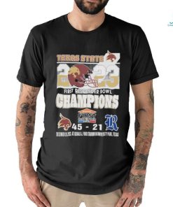 Texas State 2023 First Responder Bowl ChampionsTee Shirt