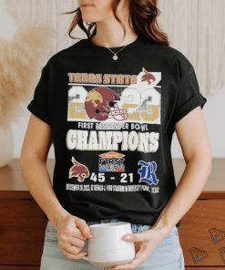 Texas State 2023 First Responder Bowl ChampionsTee Shirt