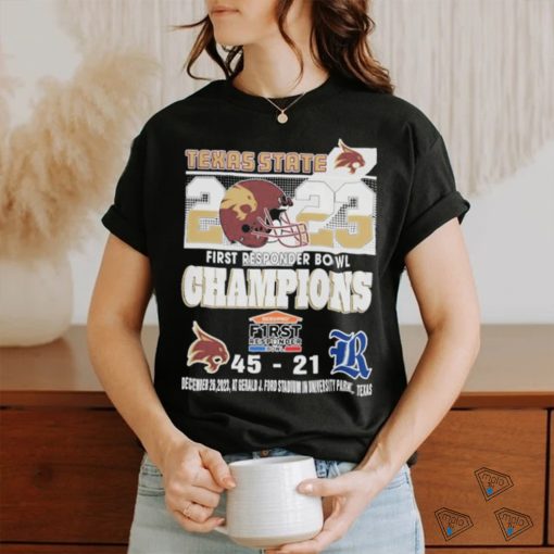 Texas State 2023 First Responder Bowl ChampionsTee Shirt