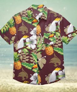 Texas State Bobcats Floral Hawaiian Shirt