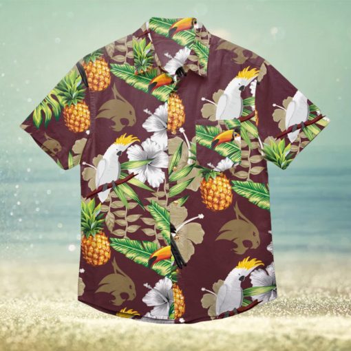 Texas State Bobcats Floral Hawaiian Shirt