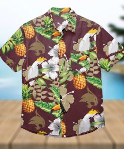 Texas State Bobcats Floral Hawaiian Shirt