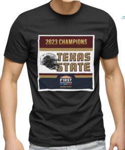 Texas State Bobcats Football Are 2023 First Responder Bowl Champions T Shirt