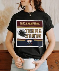 Texas State Bobcats Football Are 2023 First Responder Bowl Champions T Shirt