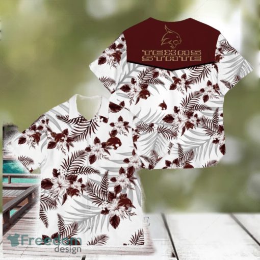 Texas State Bobcats Sports American Handmade 3D Hawaiian Shirt For Men Women Gifts New Trending Teams Shirt Hollidays