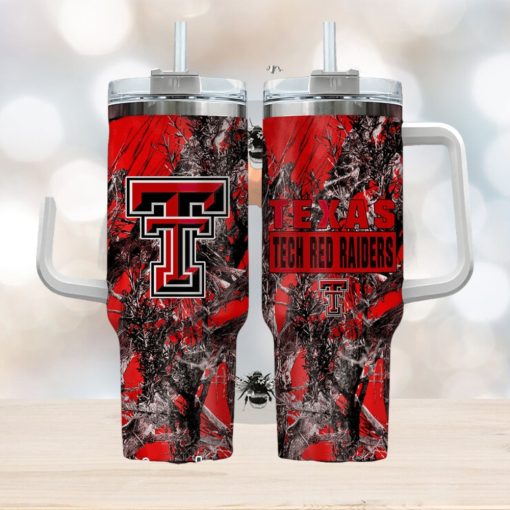 Texas Tech Red Raiders Realtree Hunting 40oz Tumbler