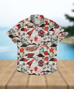 Texas Tech Red Raiders Thematic Stadium Print Hawaiian Shirt