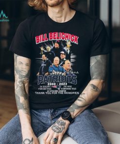 Thank You Coach Bill Belichick 2000 2023 Career Highlights And Awards Signatures Shirt