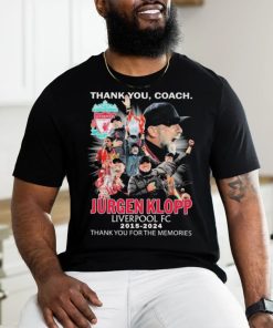 Thank You, Coach Jurgen Klopp 2015 2024 Liverpool Thank You For The Memories Signature Shirt