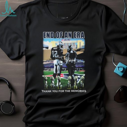 Thank You Tom Brady And Bill Belichick End Of An Era New England Patriots Signatures Shirt