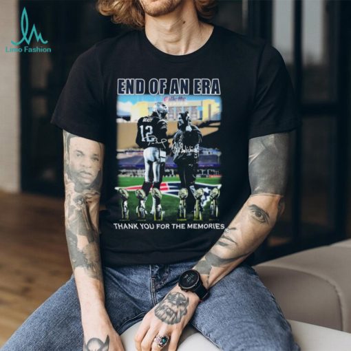 Thank You Tom Brady And Bill Belichick End Of An Era New England Patriots Signatures Shirt