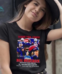 Thank you Coach Bill Belichick New England Patriots 2000 2023 thank you for the memories shirt