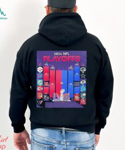 The 2024 NFL Playoffs Matchups Are Set Race To Super Bowl LVIII In Las Vegas Shirt
