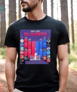 The 2024 NFL Playoffs Matchups Are Set Race To Super Bowl LVIII In Las Vegas Shirt