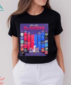 The 2024 NFL Playoffs Matchups Are Set Race To Super Bowl LVIII In Las Vegas Shirt